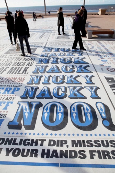 The Comedy Carpet, Blackpool, UK - Gordon Young and Why Not Associates. Image by Gordon Young and Why Not Associates