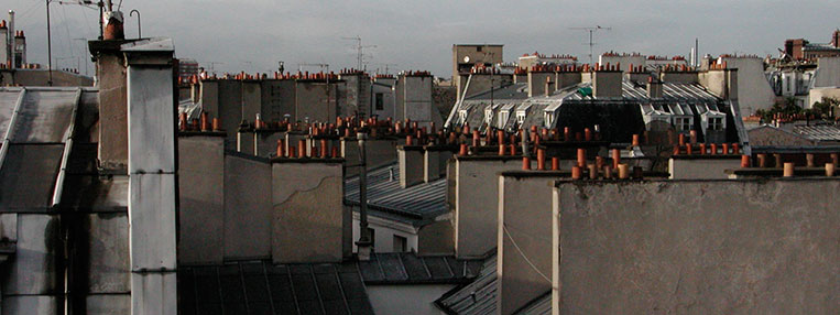 Photo of Paris rooftops © Marine Pavé, 2000